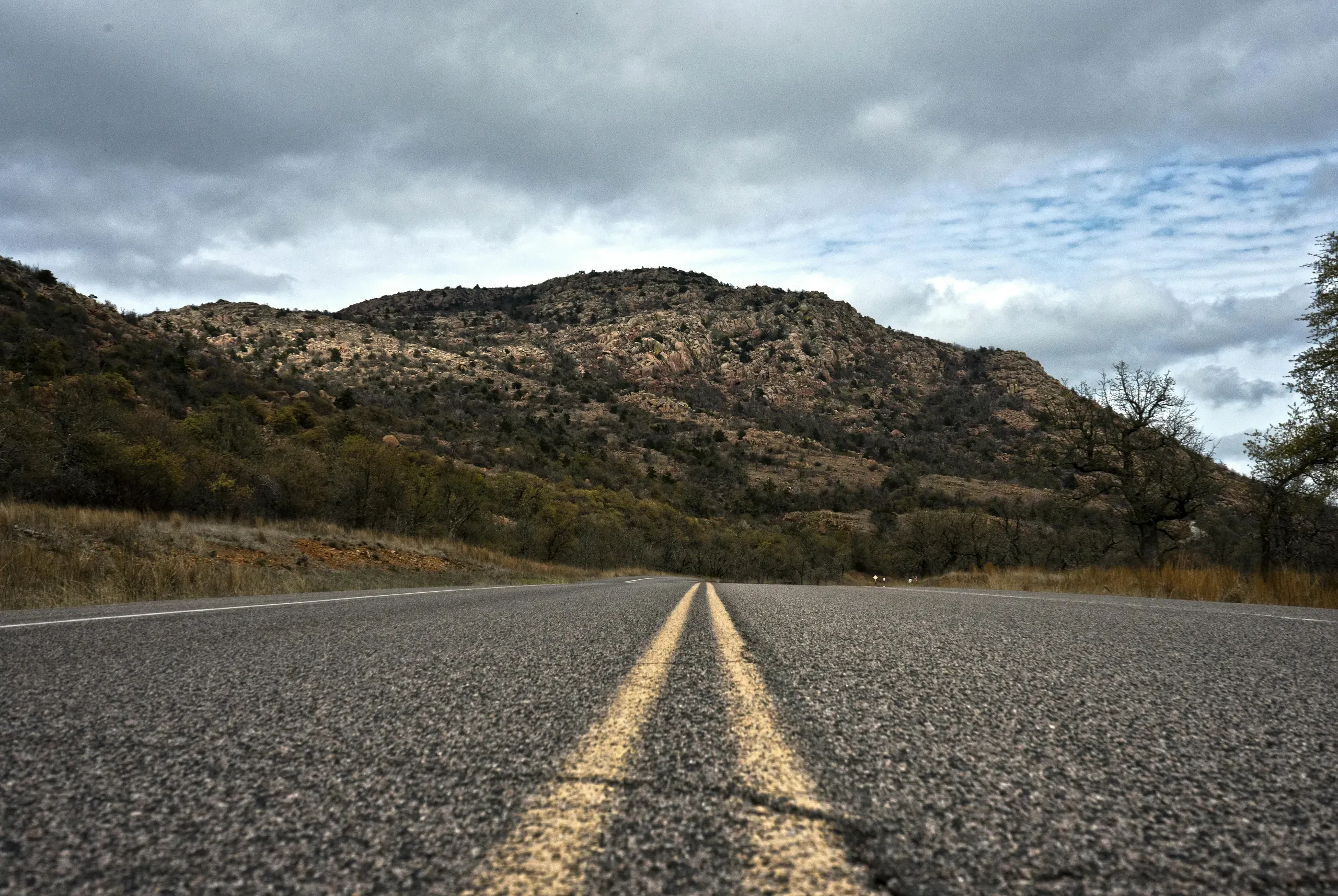 Oklahoma. Countryside road