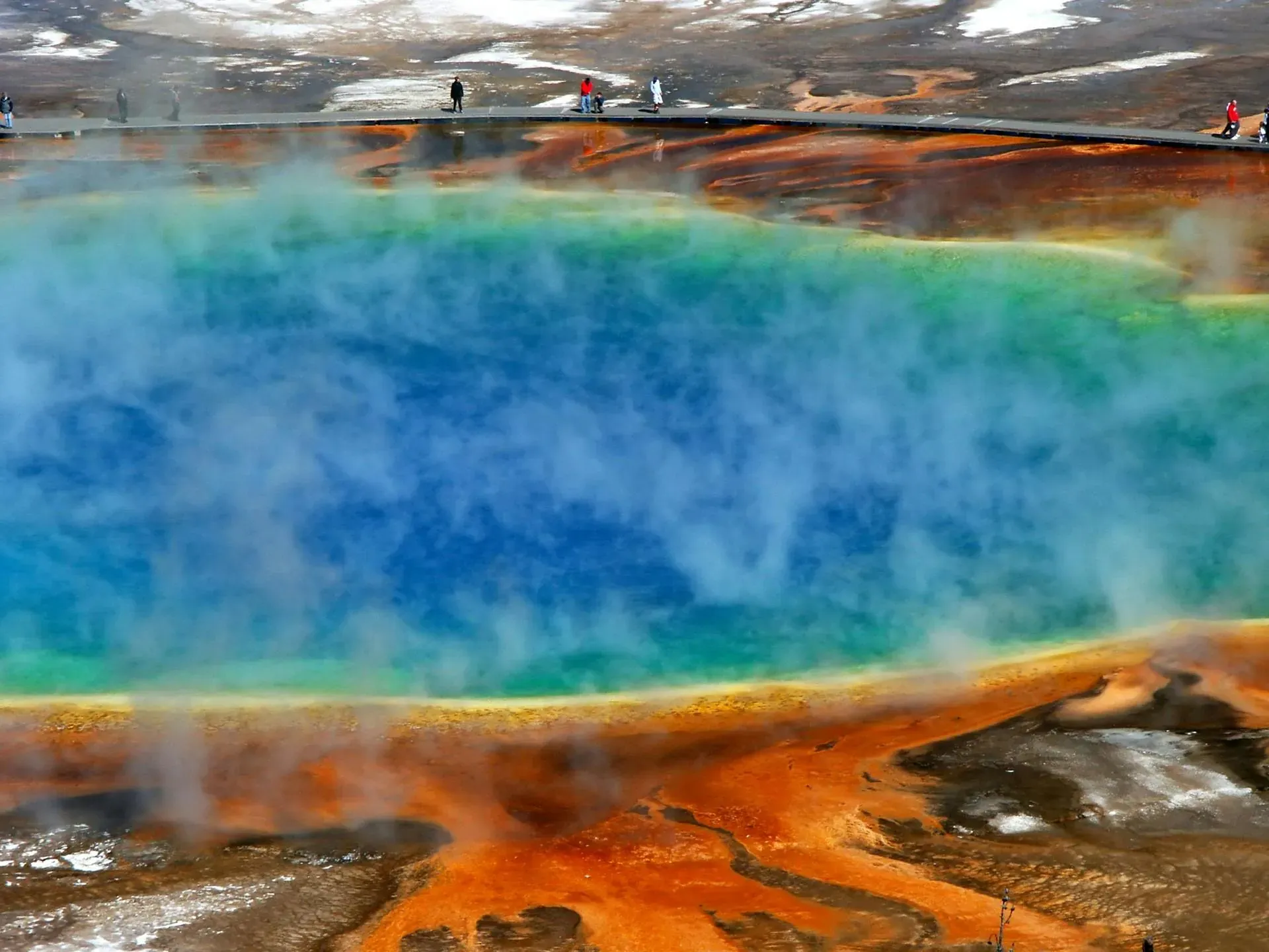 Grand Prismatic Spring, Yellowstone National Park, Wyoming