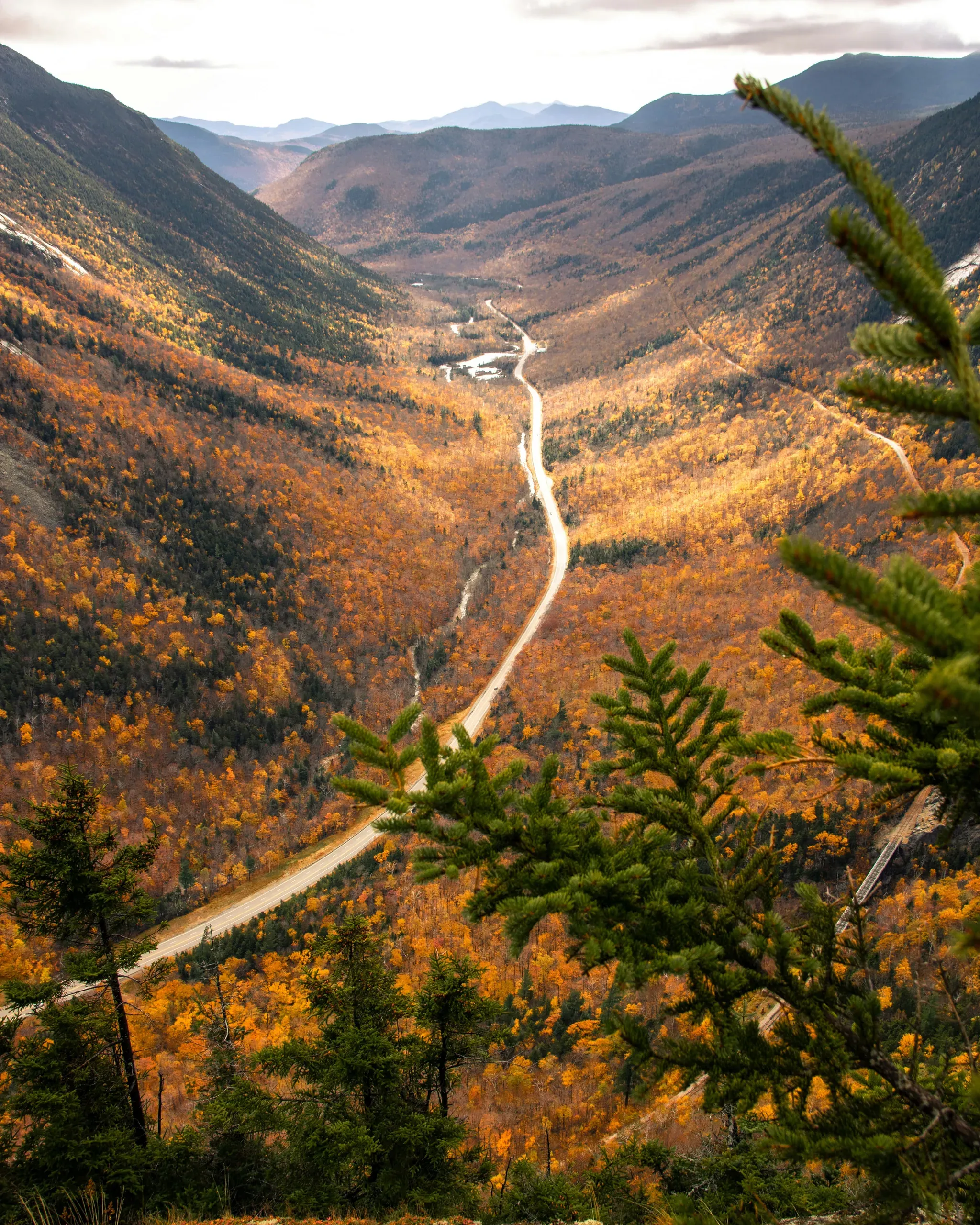 White Mountain National Forest Valley, New Hampshire