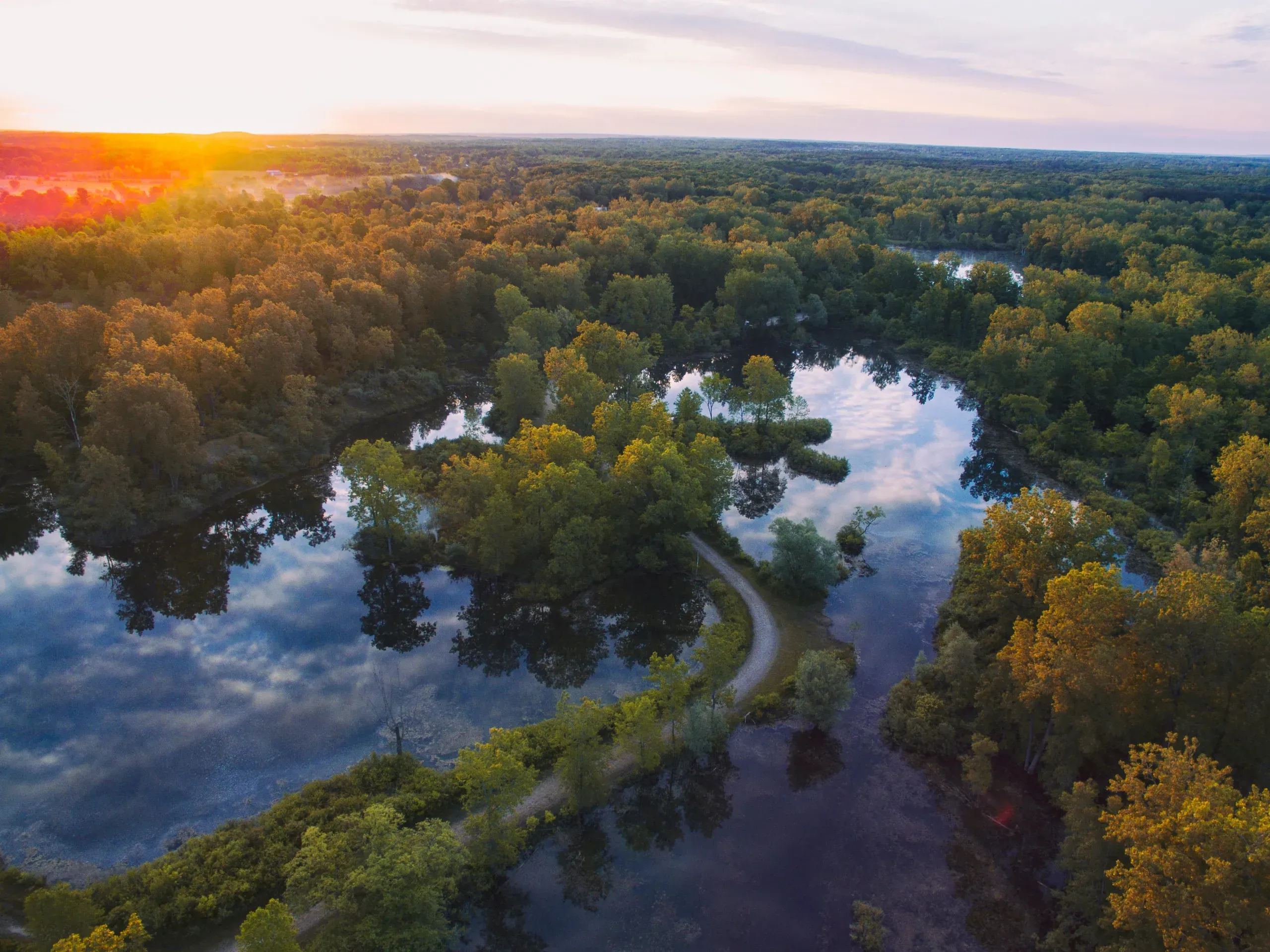 Otisville, Michigan - sunset