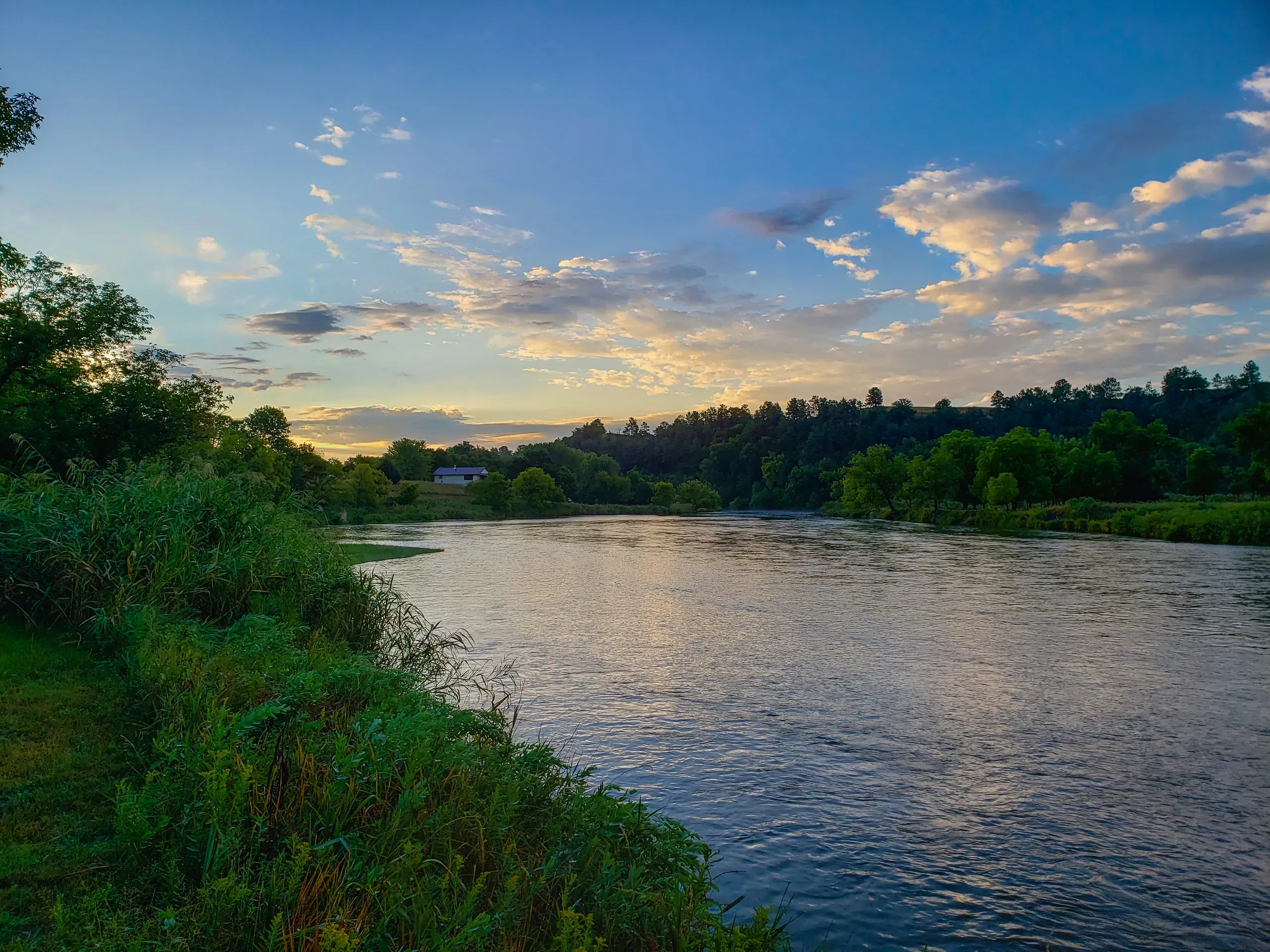Sunny Brook Camp, River Road, Sparks, Nebraska - early morning