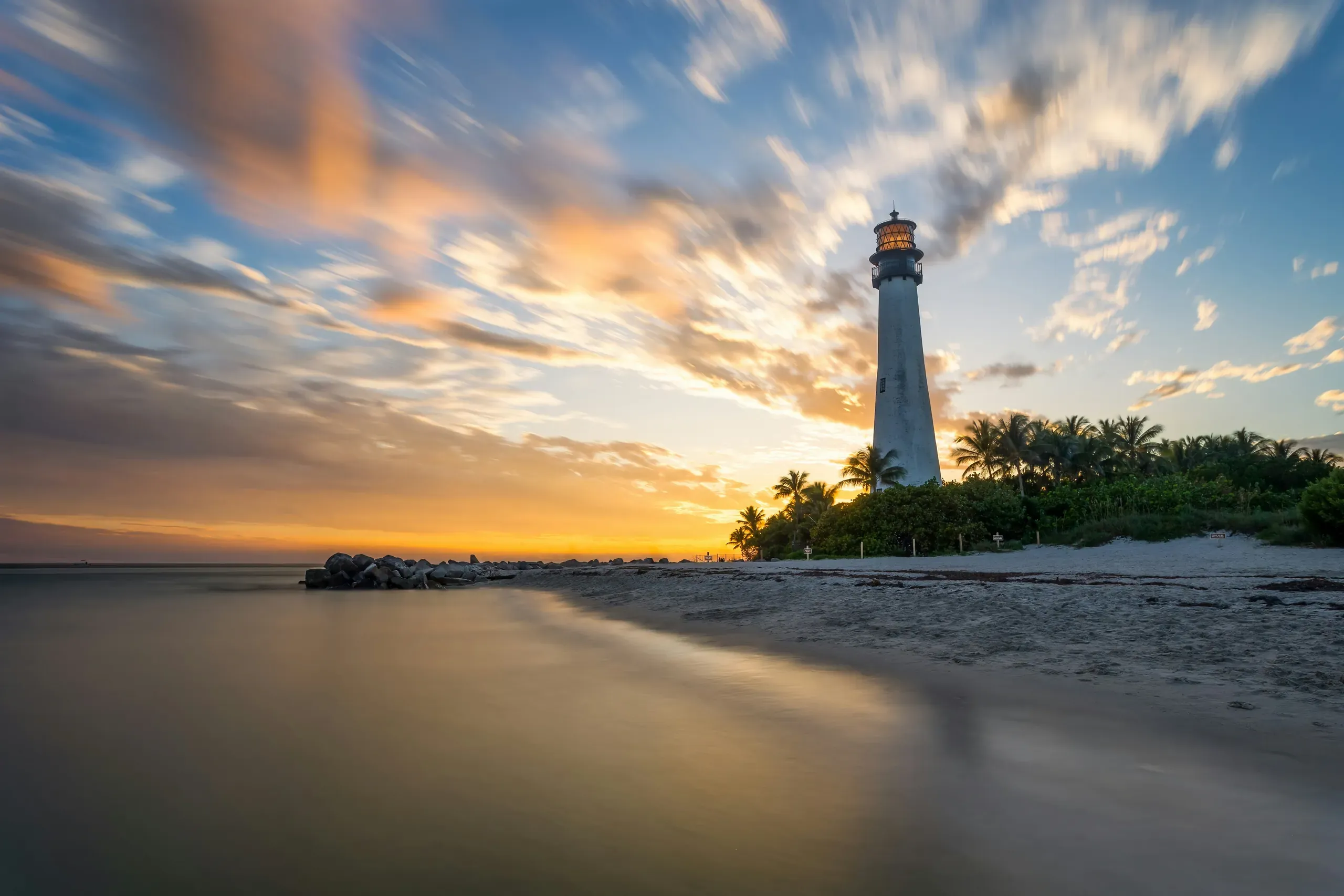 Sunset at Bill Baggs Cape Florida State Park