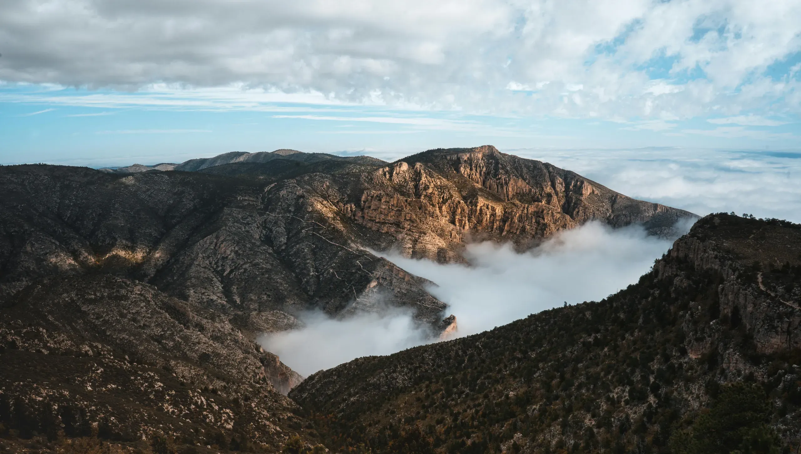 Texas. Landscape photography of mountain