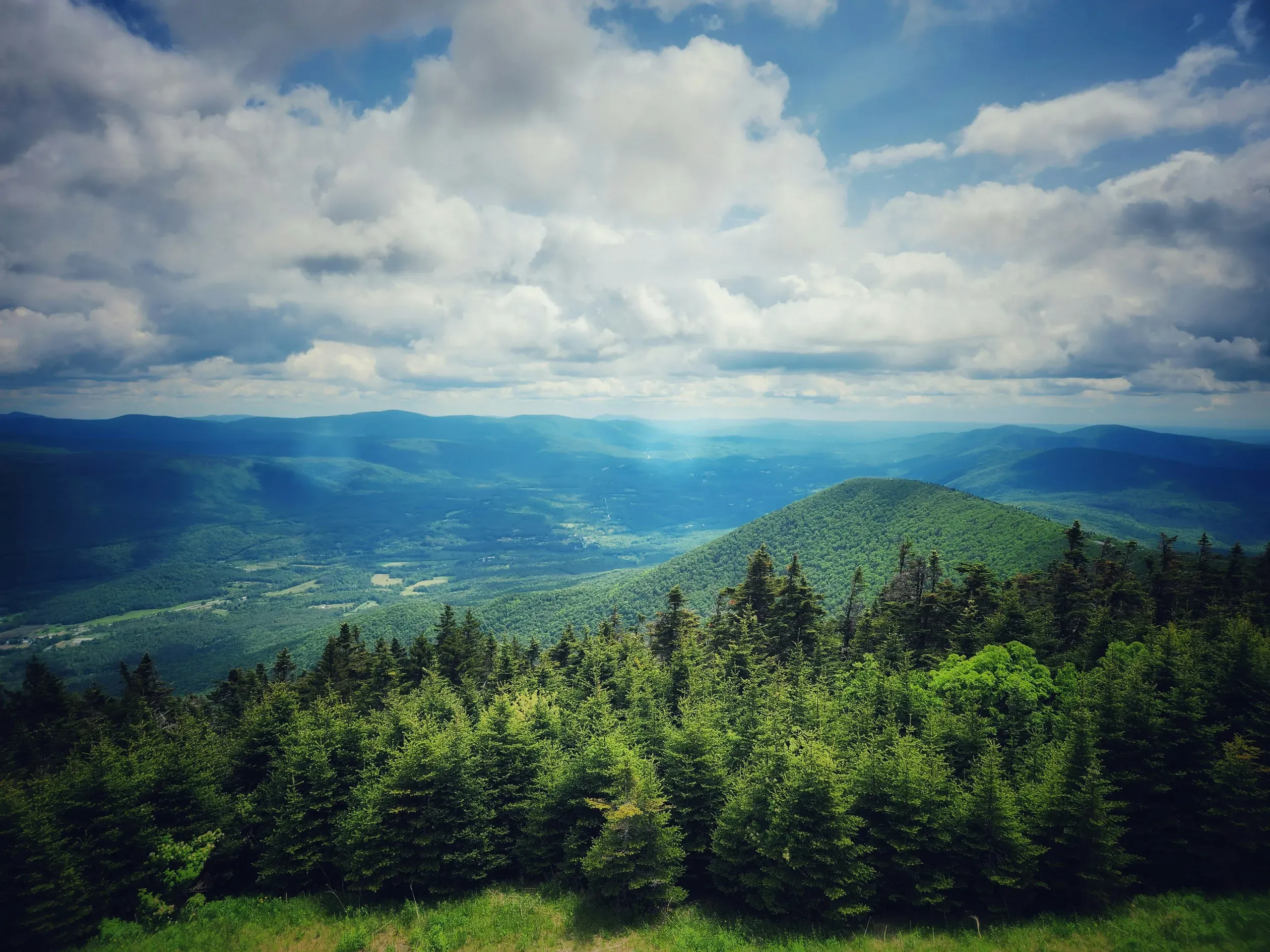Beautiful mountain view in Vermont