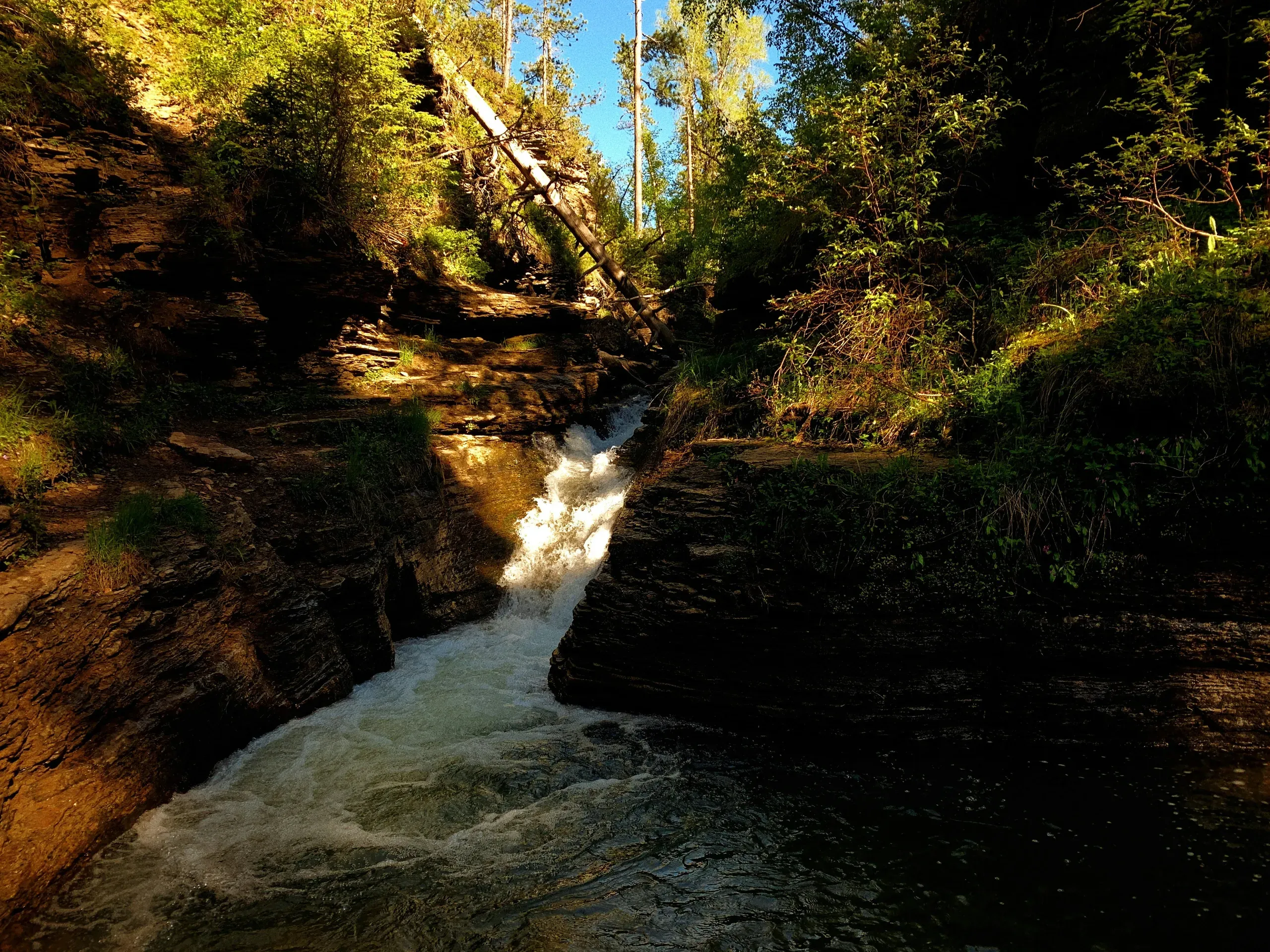 Devils Bathtub Trailhead, Spearfish Canyon Highway, Lead, South Dakota