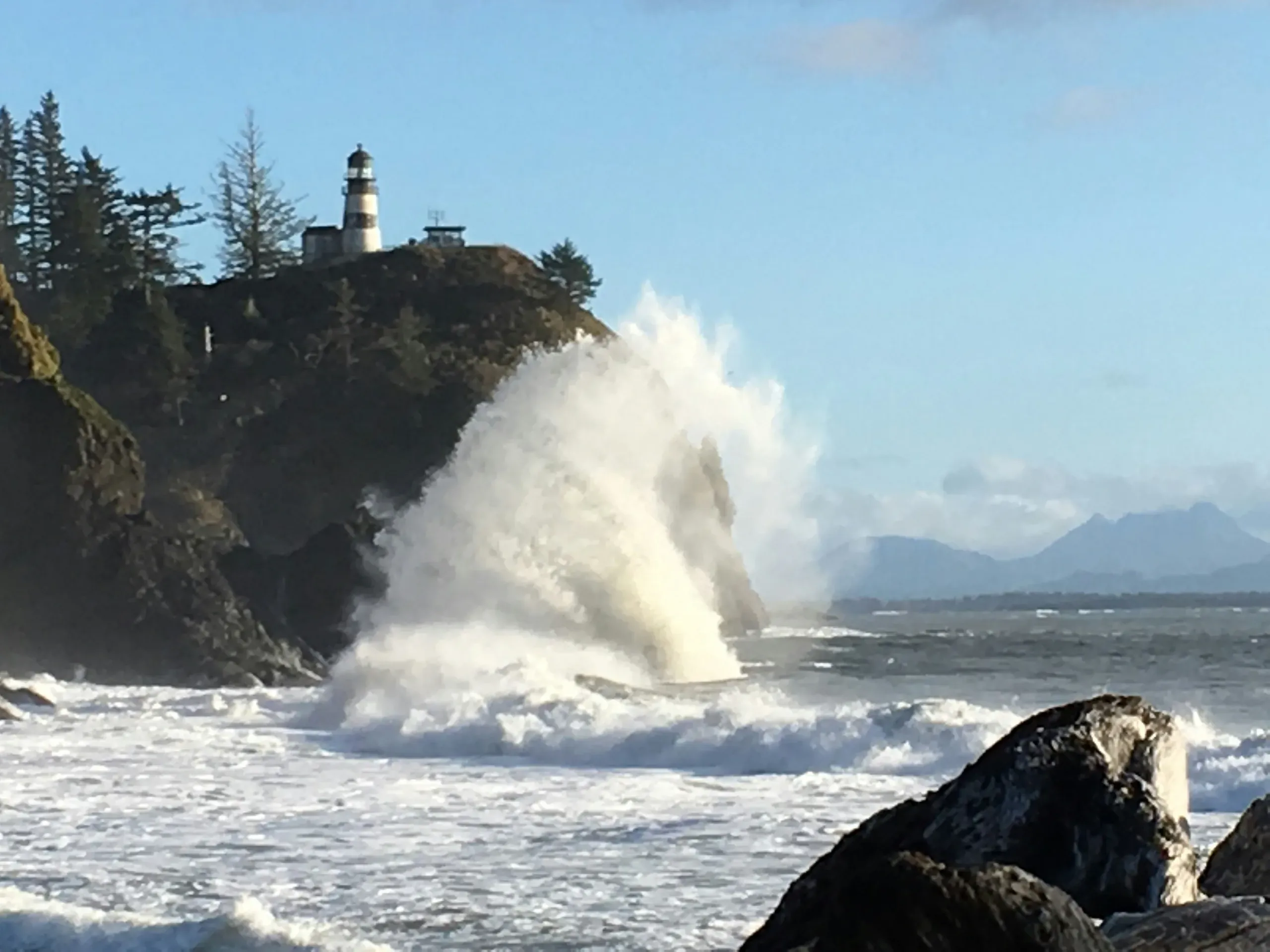 After the storm Cape Disappointment Lighthouse, Washington