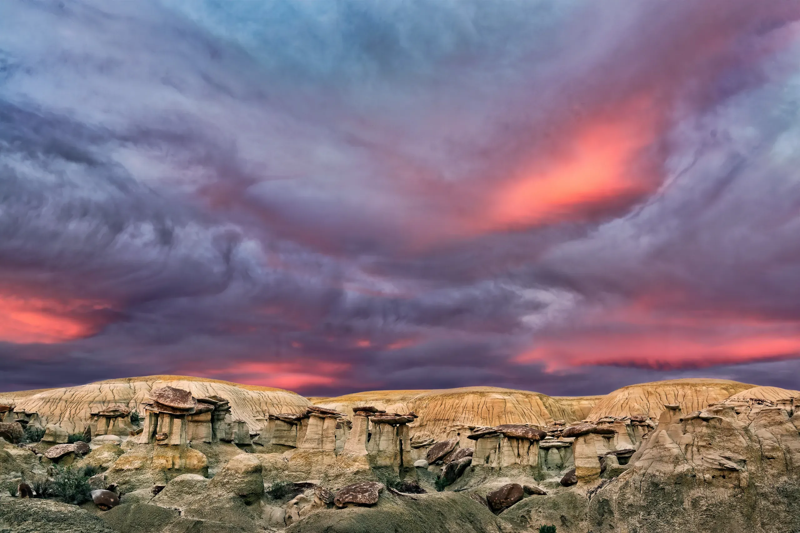 Ah-shi-sle-pah Wilderness Study Area, northern New Mexico - sunset
