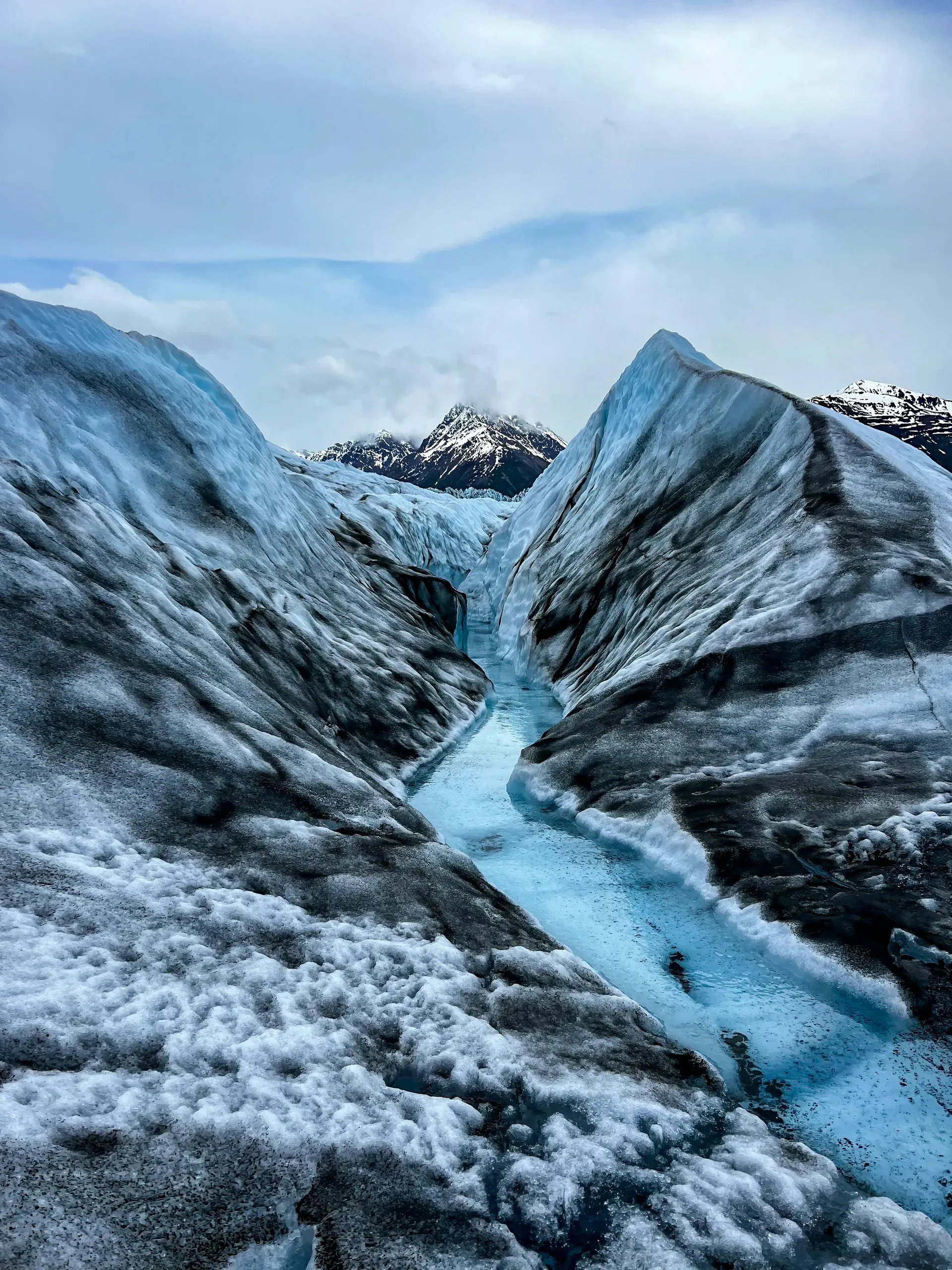 Knik glacier in Palmer, Alaska