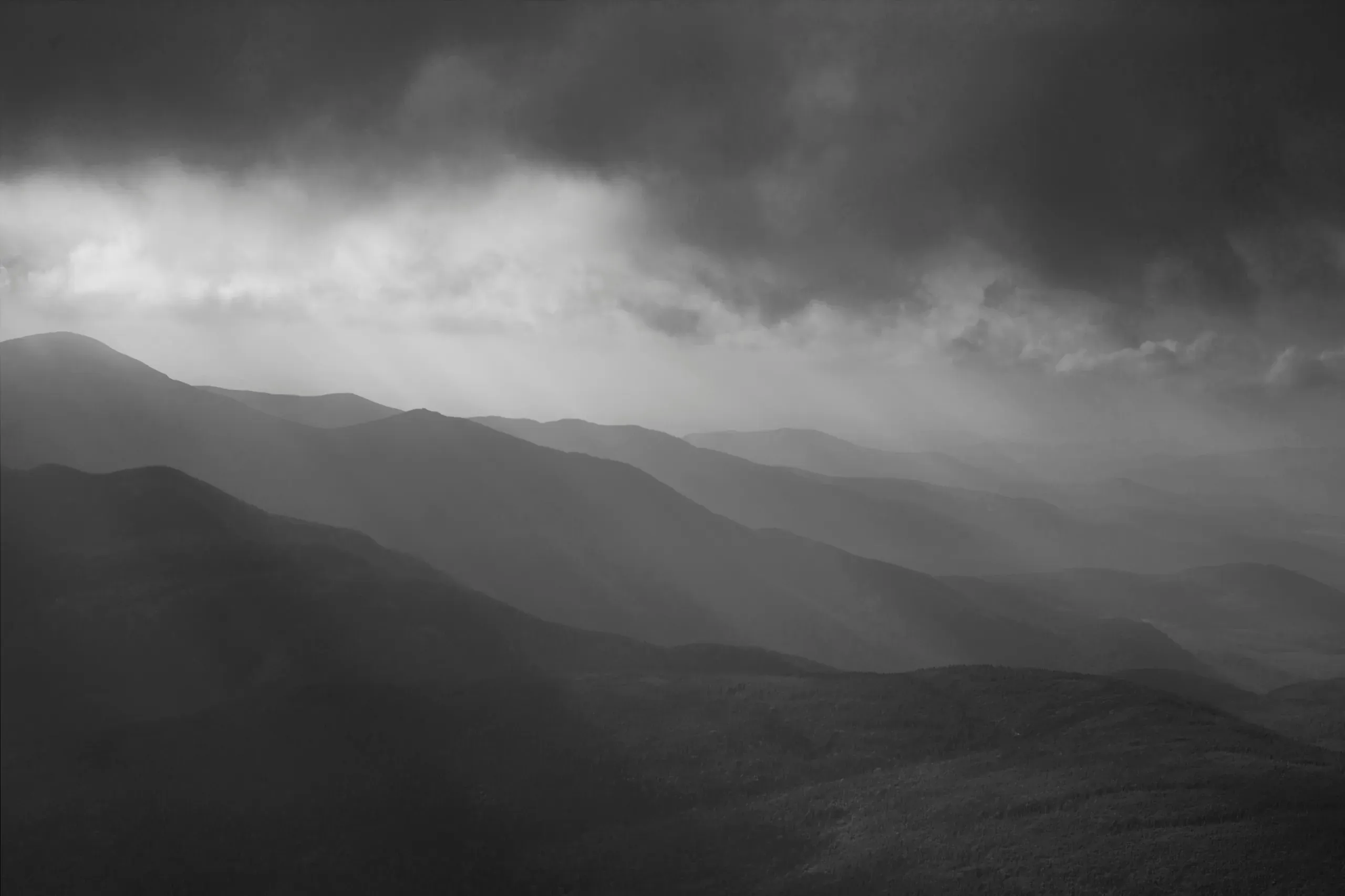 The Adirondack range from Mt. Marcy, New York