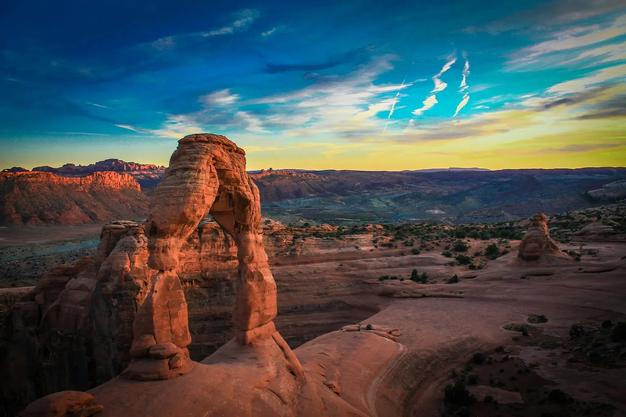 Delicate Arch, Arches National Park, near Moab, Grand County, Utah
