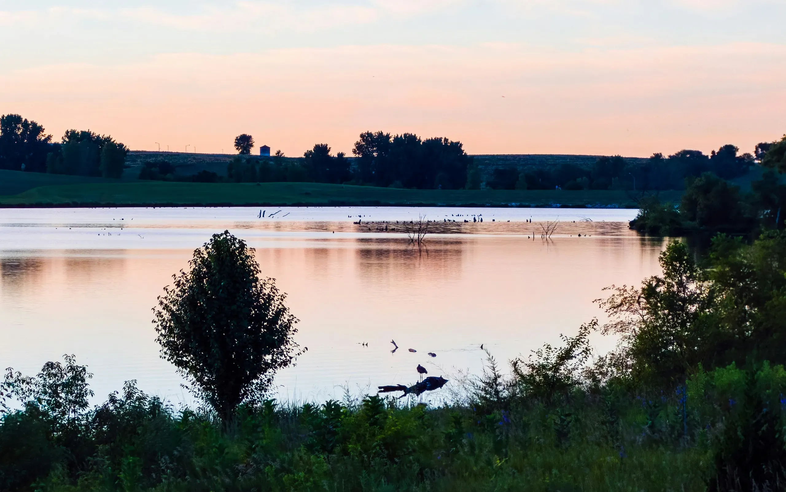 Lake Vista Cir, Papillion, Papillion, Nebraska - sunset