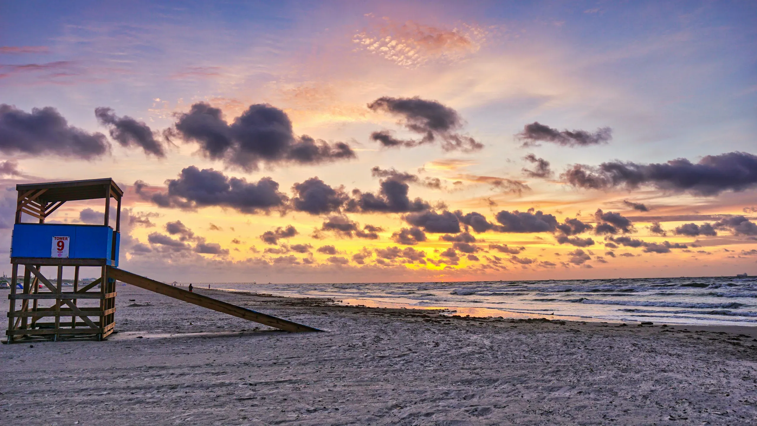Port Aransas, Texas - sunrise at the beach