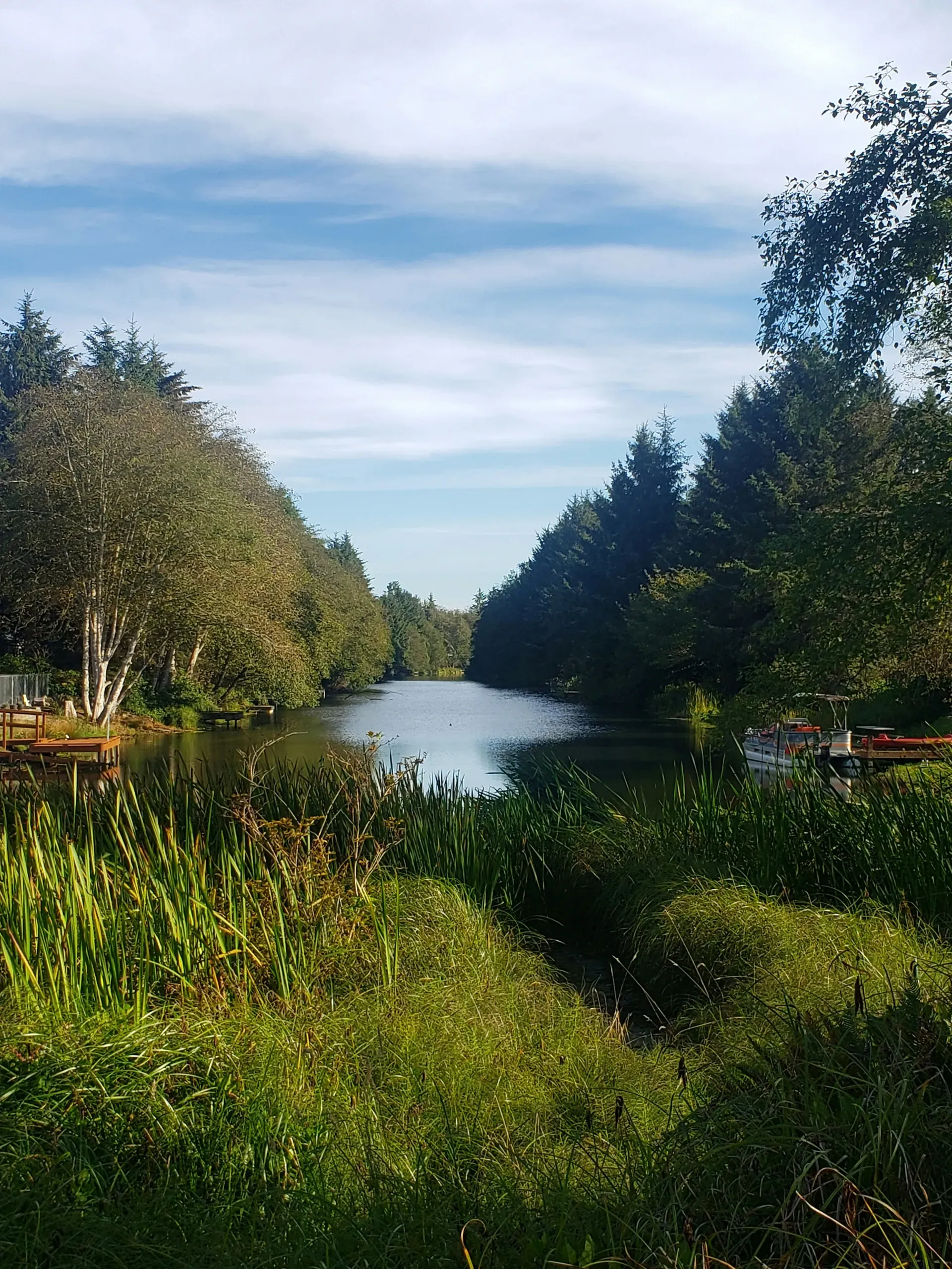 Canal at Ocean Shores, Washington