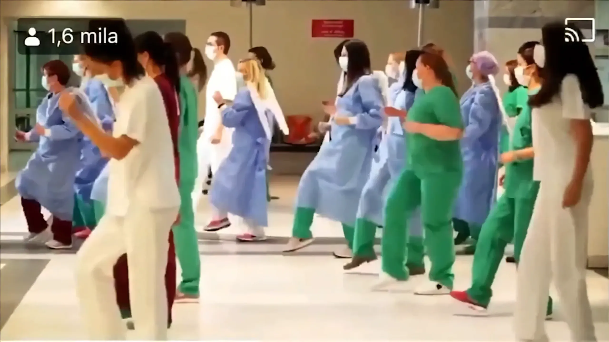 nurses dancing during covid