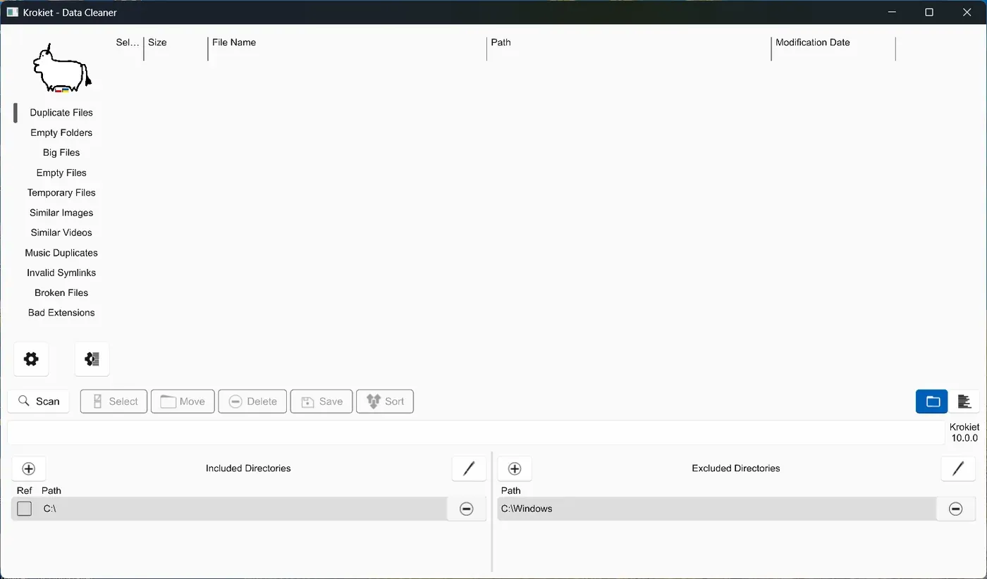 Krokiet screenshot