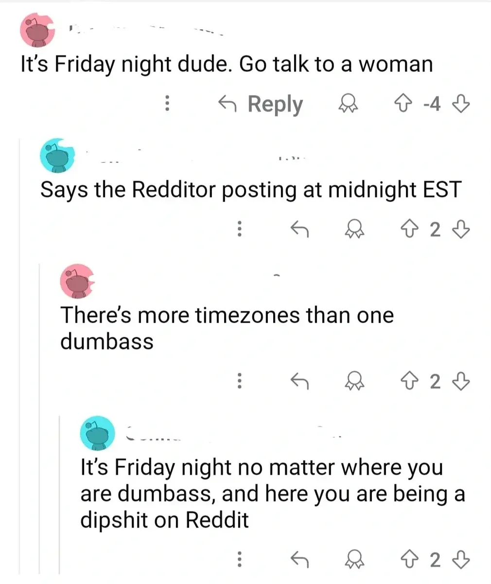 Reddit comment thread. Screaming_brain (3h): "Wait until they learn about the 24hr clock" DennisBallShow (3h): "That's MILITARY time bro. We're the only ones who have a military. Ever." (with /s sarcasm tag)