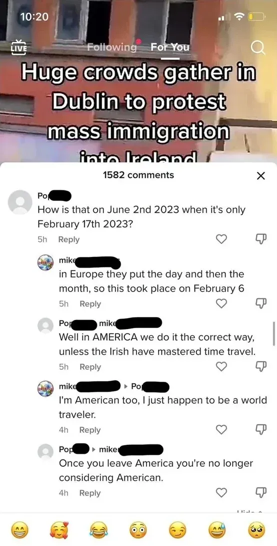 YouTube comment (Zach, 2 weeks ago): "In the UK, 24hr time is known as military time, and it should stay that way. Imagine walking up to someone and asking what time it is and they say 'it's 14:30.' That sounds so dumb"
