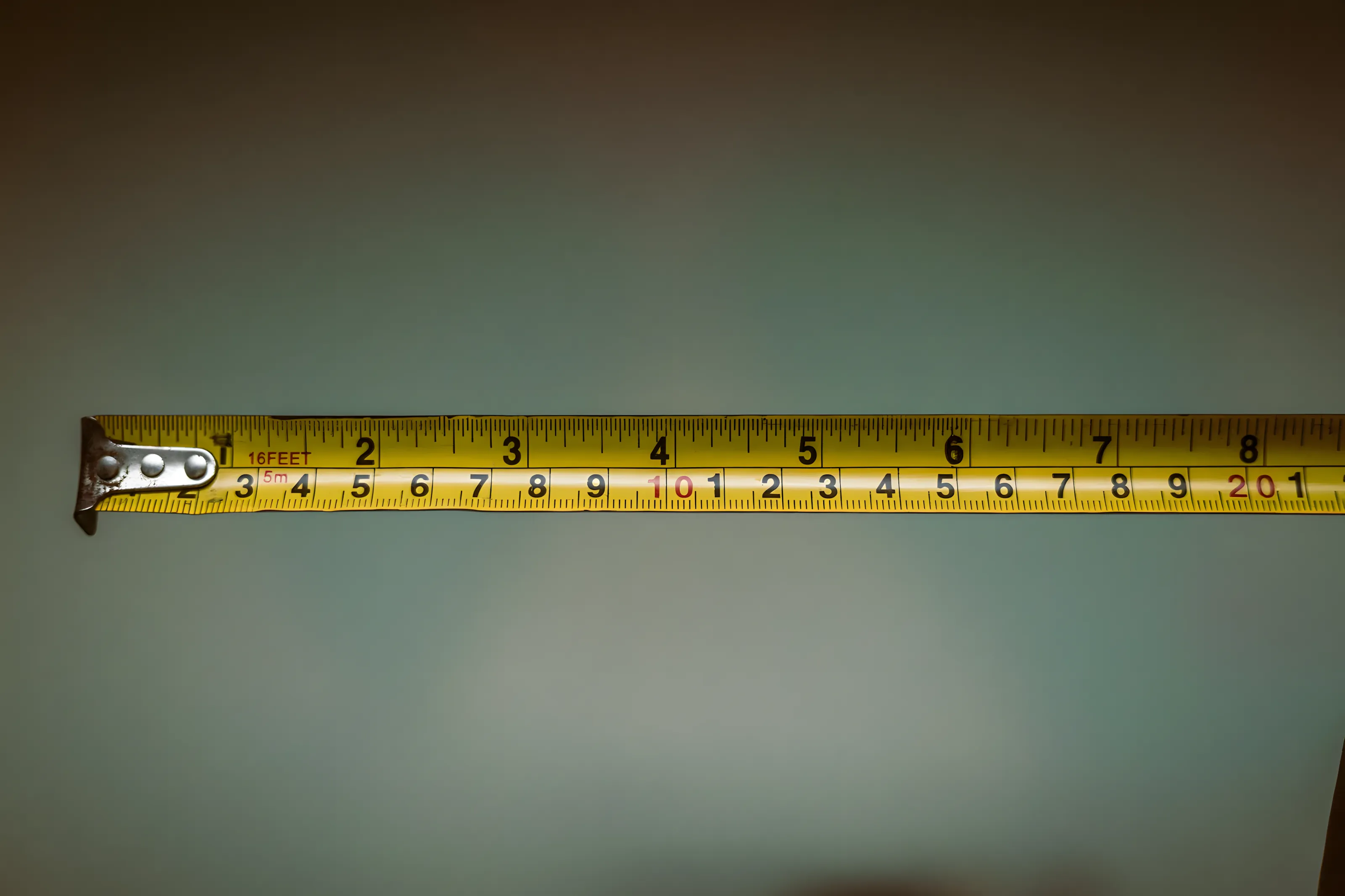 A retractable tape measure