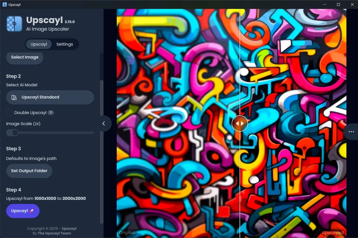 Upscayl screenshot
